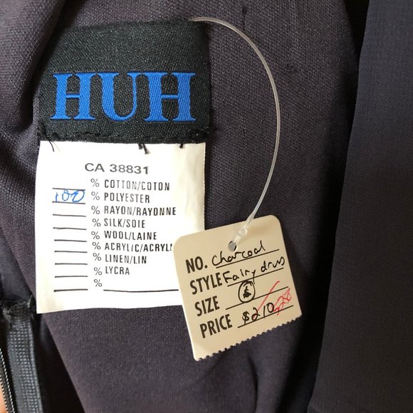 Grey-Teal Halter-style Midi Cocktail dress - Picture 10 of 13